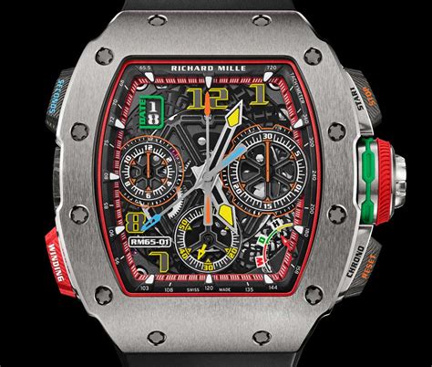 richard mille 6501 giá|richard rm 65 01.